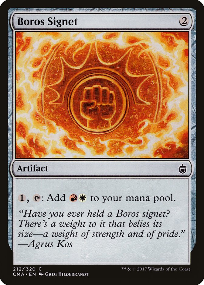 Boros Signet [Commander Anthology] | Good Games Morley