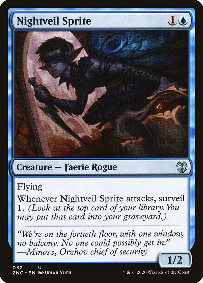 Nightveil Sprite [Zendikar Rising Commander] | Good Games Morley