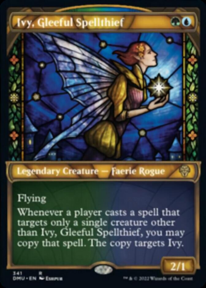 Ivy, Gleeful Spellthief (Showcase Textured) [Dominaria United] | Good Games Morley