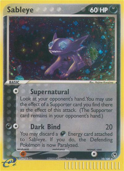 Sableye (10/100) [EX: Sandstorm] | Good Games Morley