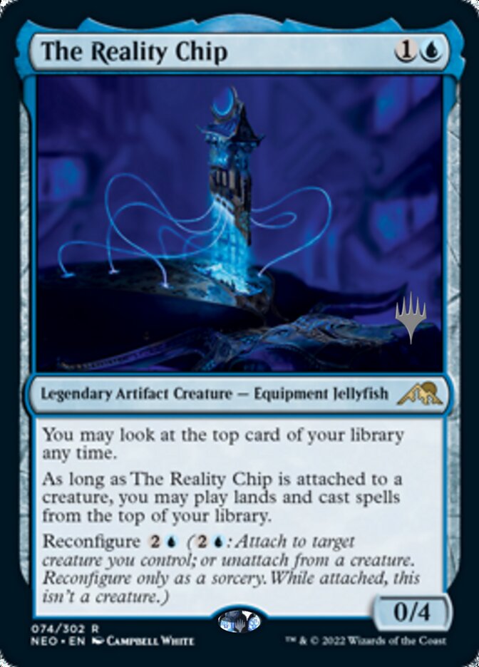 The Reality Chip (Promo Pack) [Kamigawa: Neon Dynasty Promos] | Good Games Morley