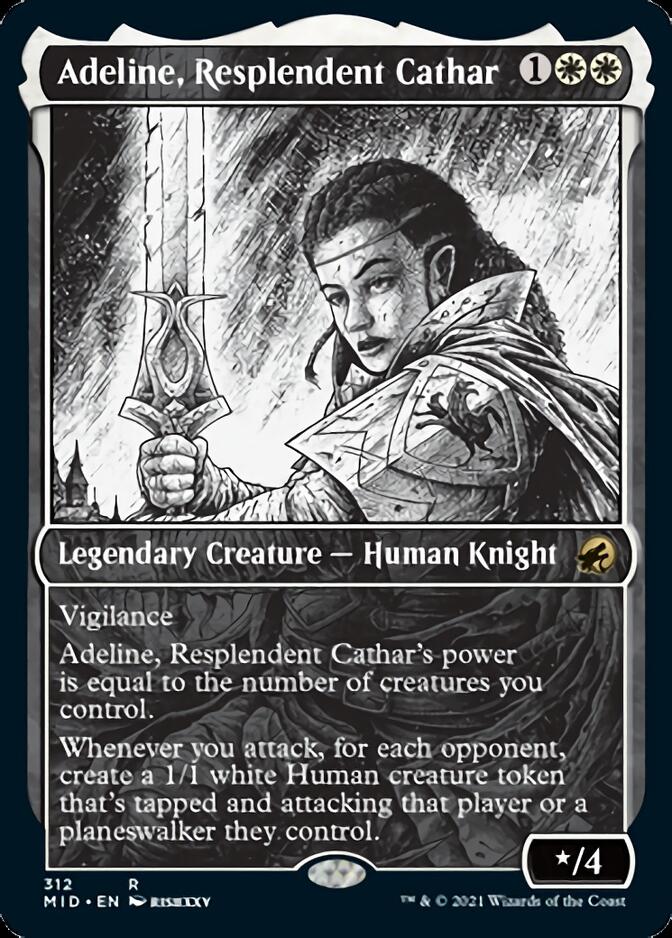 Adeline, Resplendent Cathar (Showcase Eternal Night) [Innistrad: Midnight Hunt] | Good Games Morley