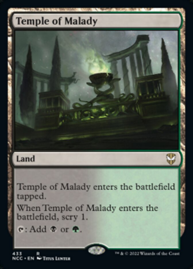 Temple of Malady [Streets of New Capenna Commander] | Good Games Morley