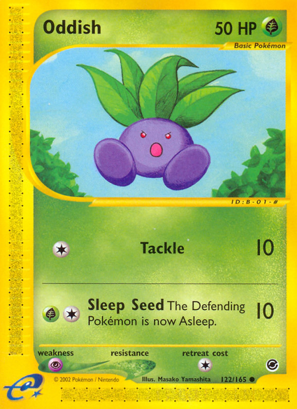 Oddish (122/165) [Expedition: Base Set] | Good Games Morley