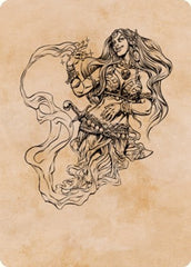 Djinni Windseer (Showcase) Art Card [Dungeons & Dragons: Adventures in the Forgotten Realms Art Series] | Good Games Morley