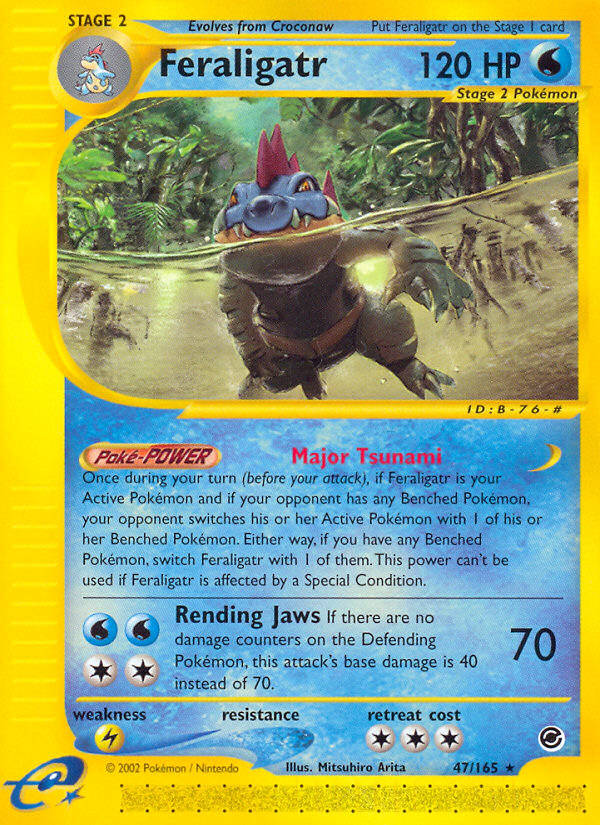 Feraligatr (47/165) [Expedition: Base Set] | Good Games Morley