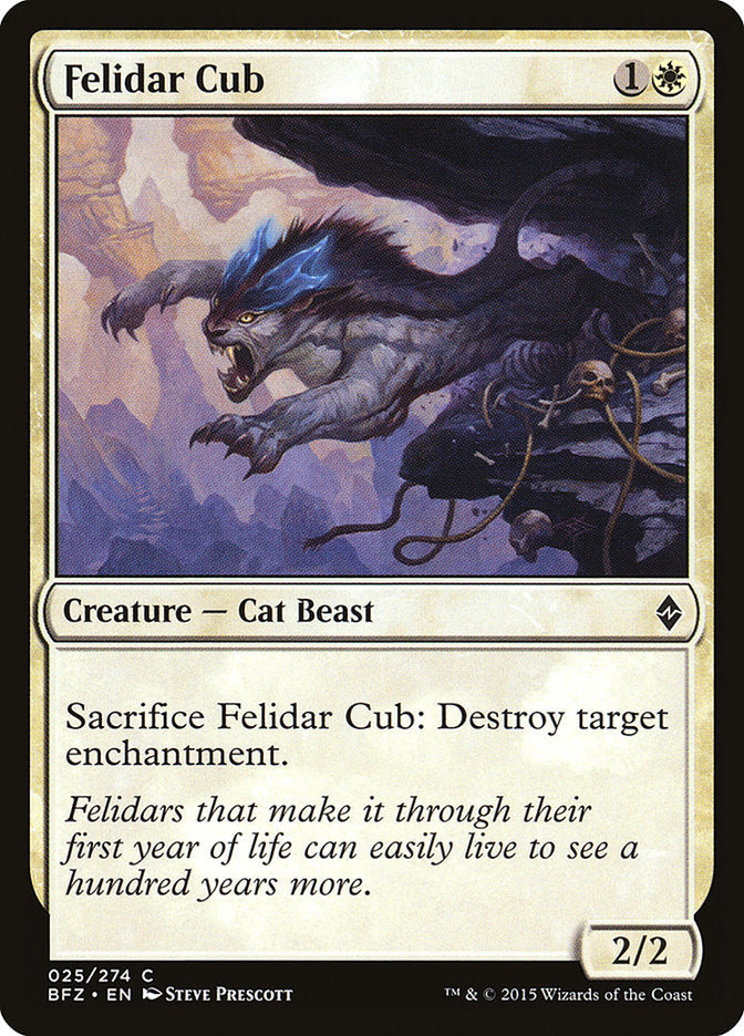 Felidar Cub [Battle for Zendikar] | Good Games Morley