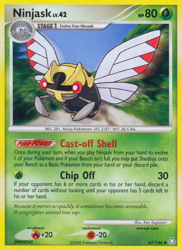Ninjask (67/146) [Diamond & Pearl: Legends Awakened] | Good Games Morley