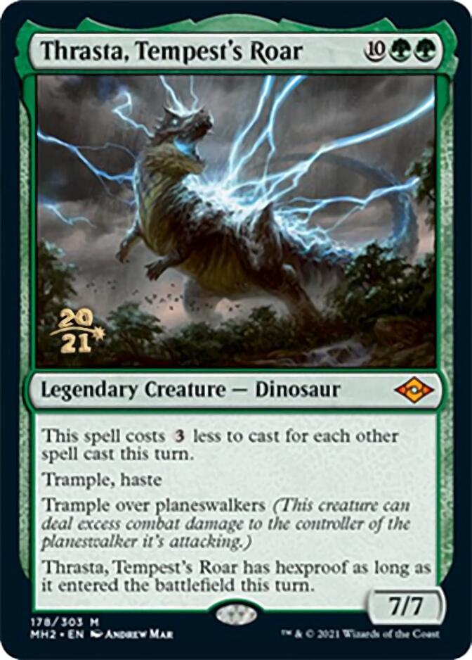 Thrasta, Tempest's Roar [Modern Horizons 2 Prerelease Promos] | Good Games Morley