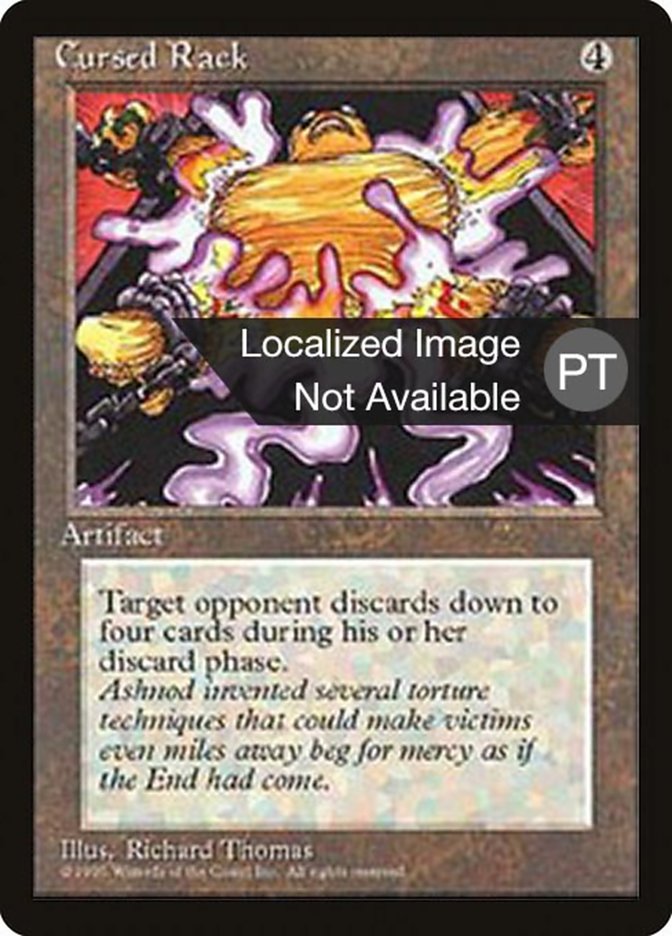 Cursed Rack [Fourth Edition (Foreign Black Border)] | Good Games Morley