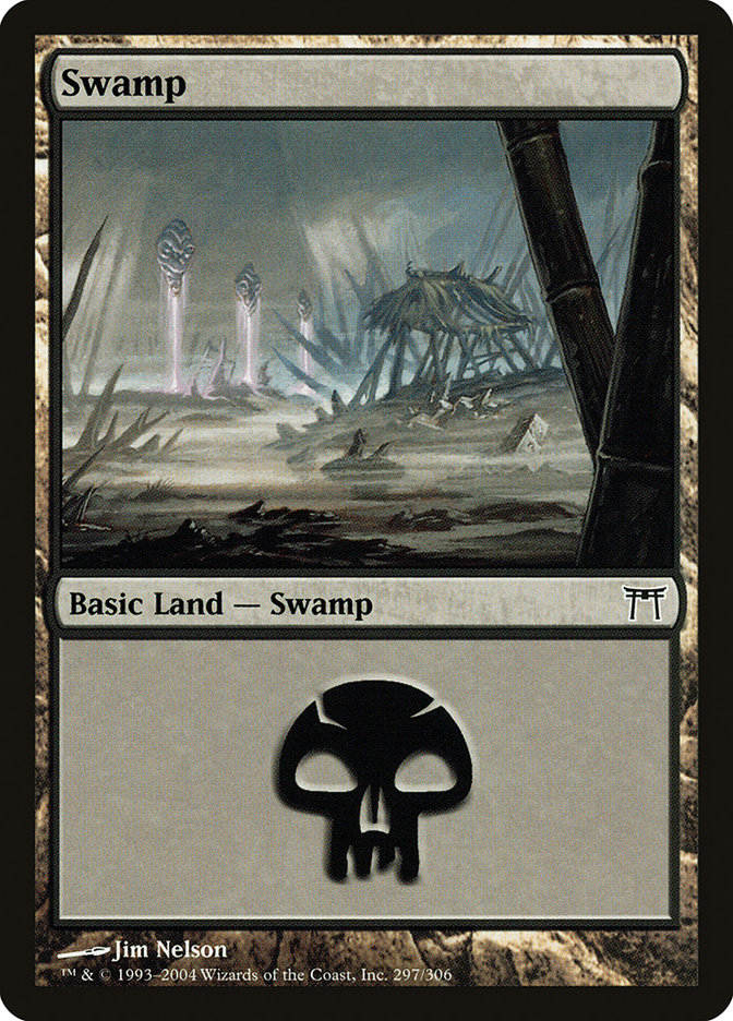 Swamp (297) [Champions of Kamigawa] | Good Games Morley