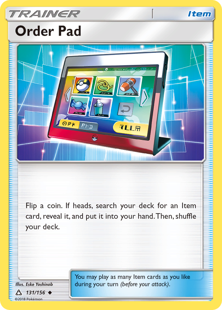 Order Pad (131/156) [Sun & Moon: Ultra Prism] | Good Games Morley