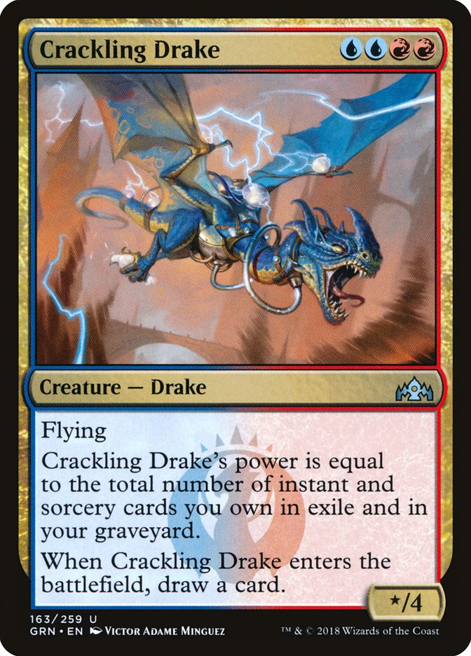 Crackling Drake [Guilds of Ravnica] | Good Games Morley