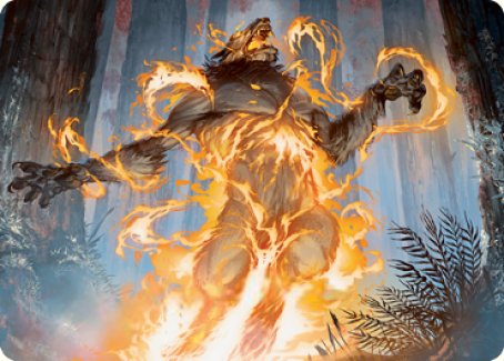 Burn the Accursed Art Card [Innistrad: Midnight Hunt Art Series] | Good Games Morley