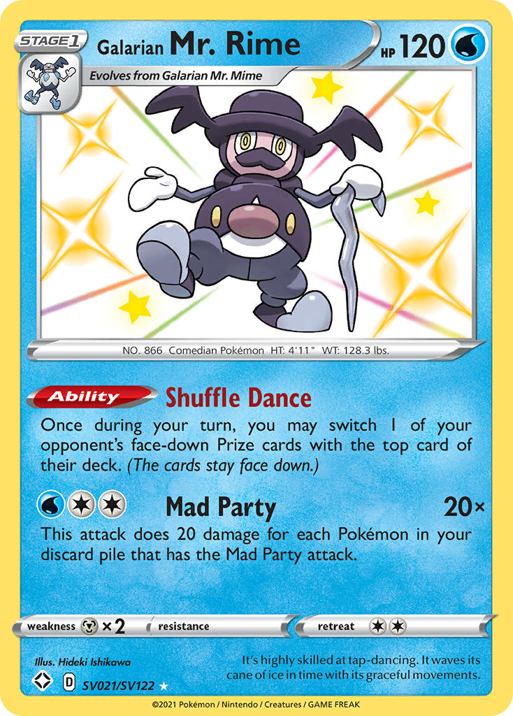 Galarian Mr. Rime (SV021/SV122) [Sword & Shield: Shining Fates] | Good Games Morley