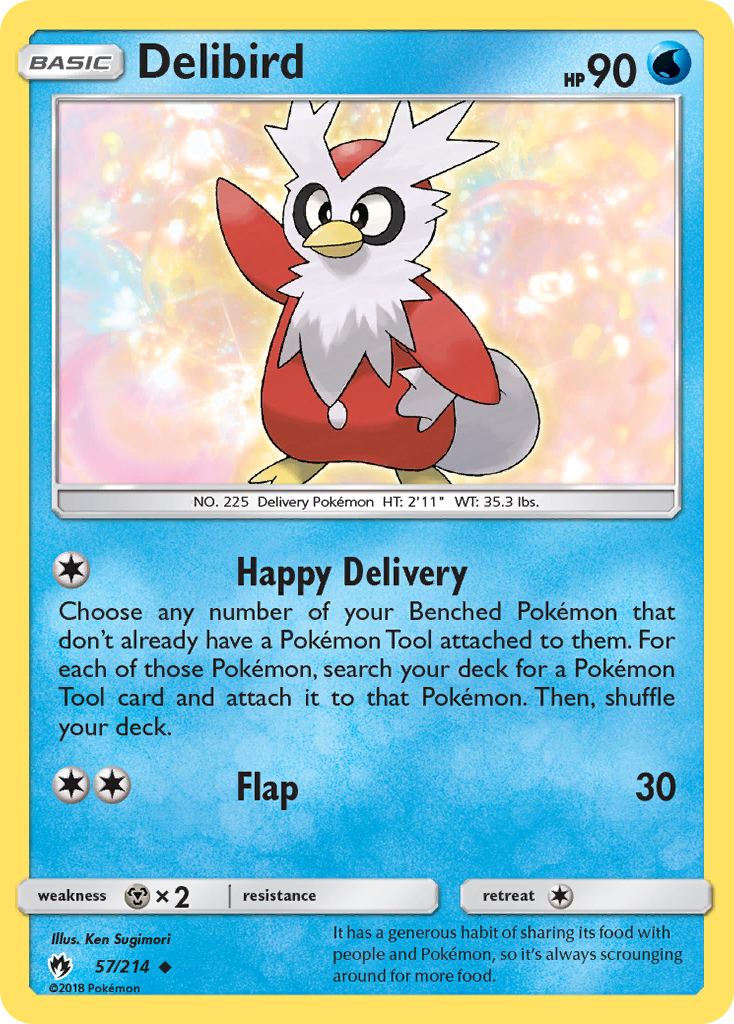 Delibird (57/214) [Sun & Moon: Lost Thunder] | Good Games Morley