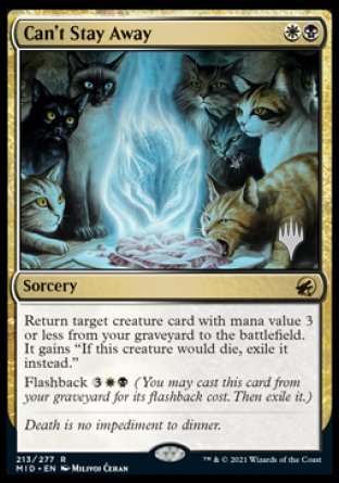 Can't Stay Away (Promo Pack) [Innistrad: Midnight Hunt Promos] | Good Games Morley