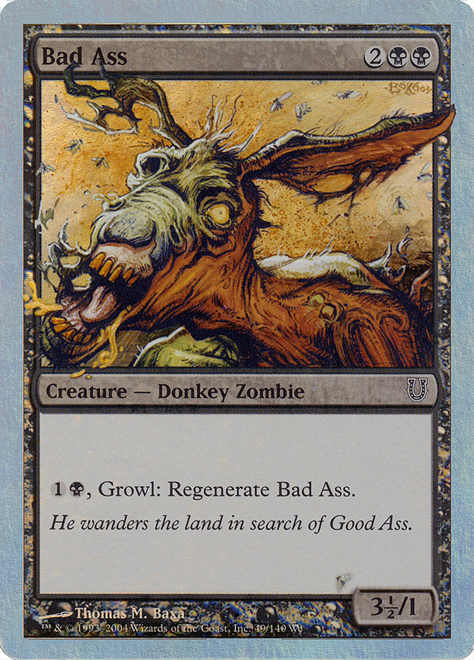 Bad Ass (Alternate Foil) [Unhinged] | Good Games Morley
