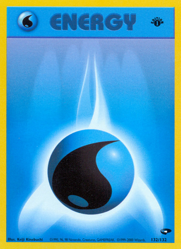 Water Energy (132/132) [Gym Challenge 1st Edition] | Good Games Morley