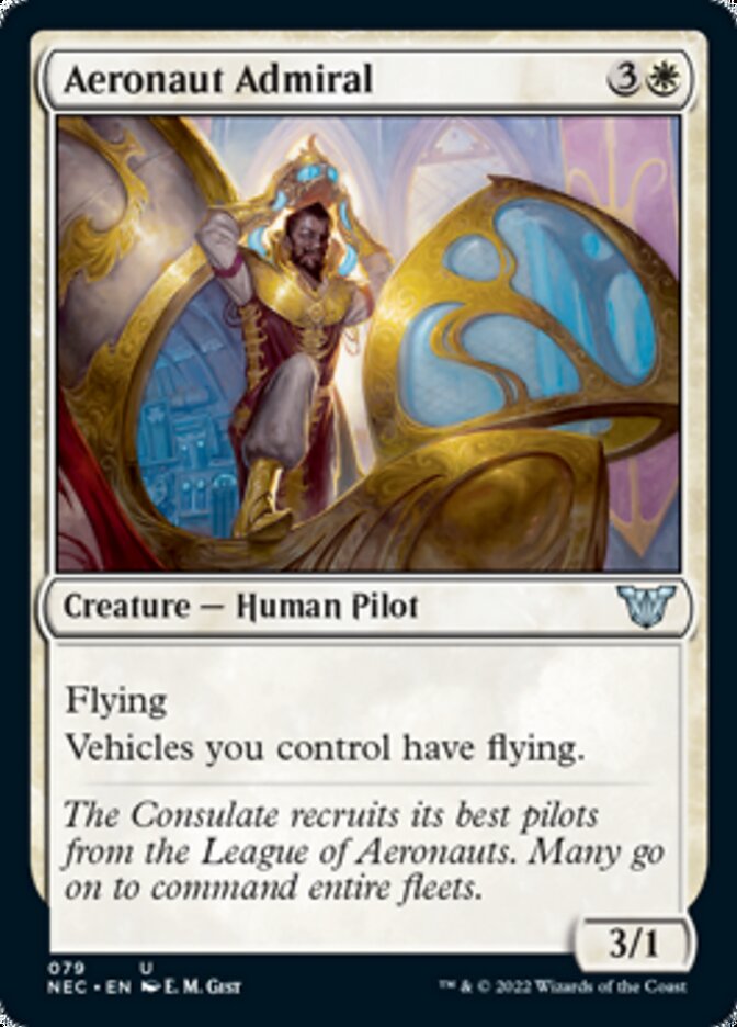 Aeronaut Admiral [Kamigawa: Neon Dynasty Commander] | Good Games Morley