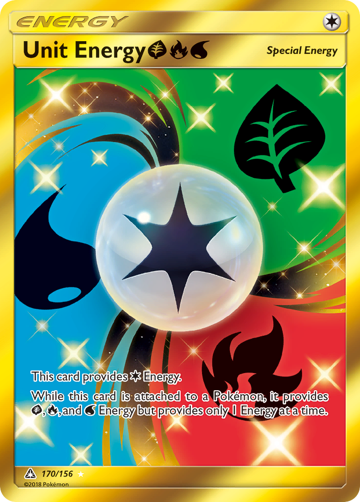 Unit Energy (170/156) (Grass, Fire, Water) [Sun & Moon: Ultra Prism] | Good Games Morley