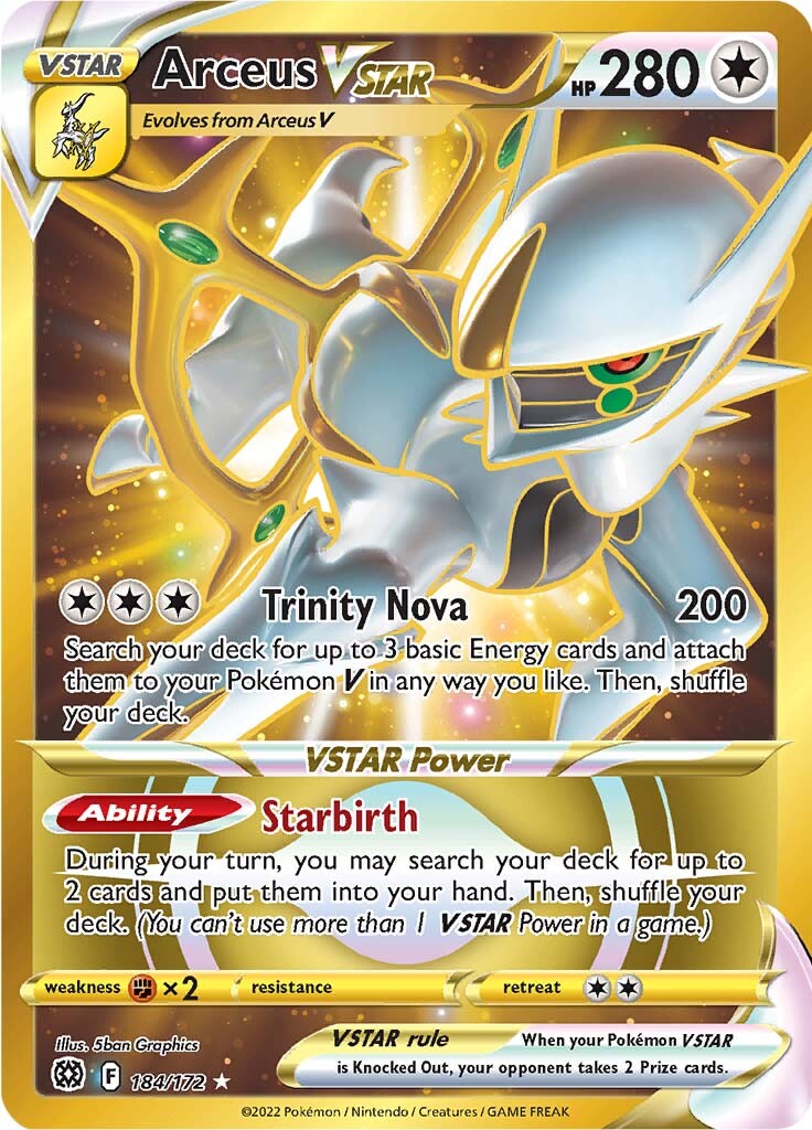 Arceus VSTAR (184/172) [Sword & Shield: Brilliant Stars] | Good Games Morley