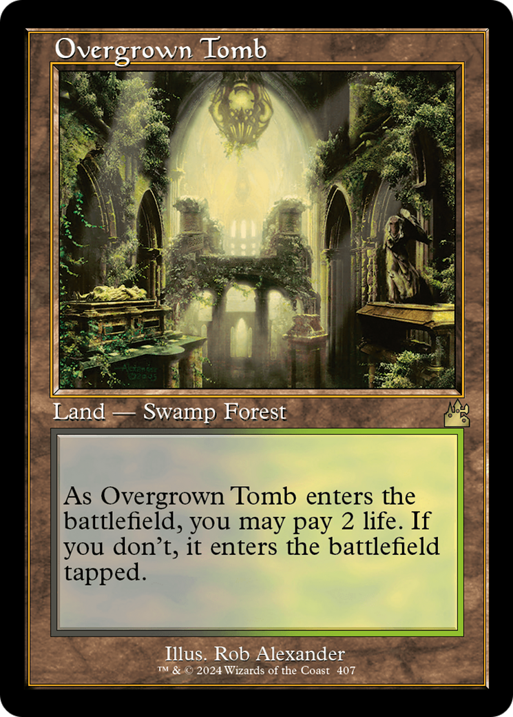 Overgrown Tomb (Retro) [Ravnica Remastered] | Good Games Morley