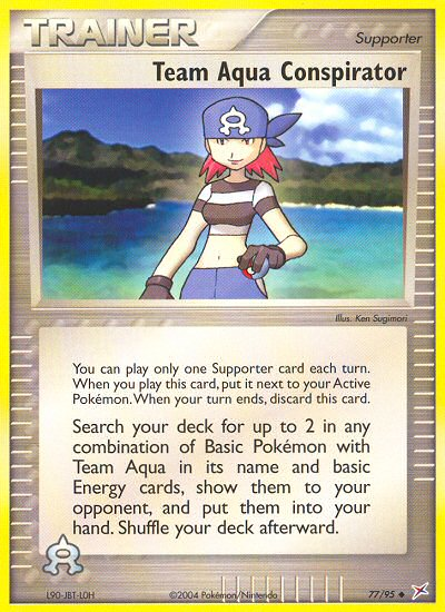 Team Aqua Conspirator (77/95) [EX: Team Magma vs Team Aqua] | Good Games Morley