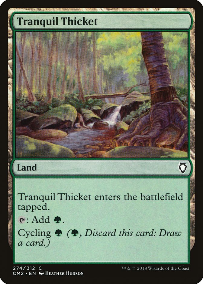 Tranquil Thicket [Commander Anthology Volume II] | Good Games Morley