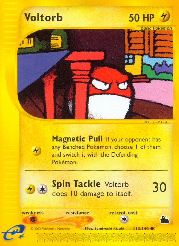 Voltorb (113/144) [Skyridge] | Good Games Morley