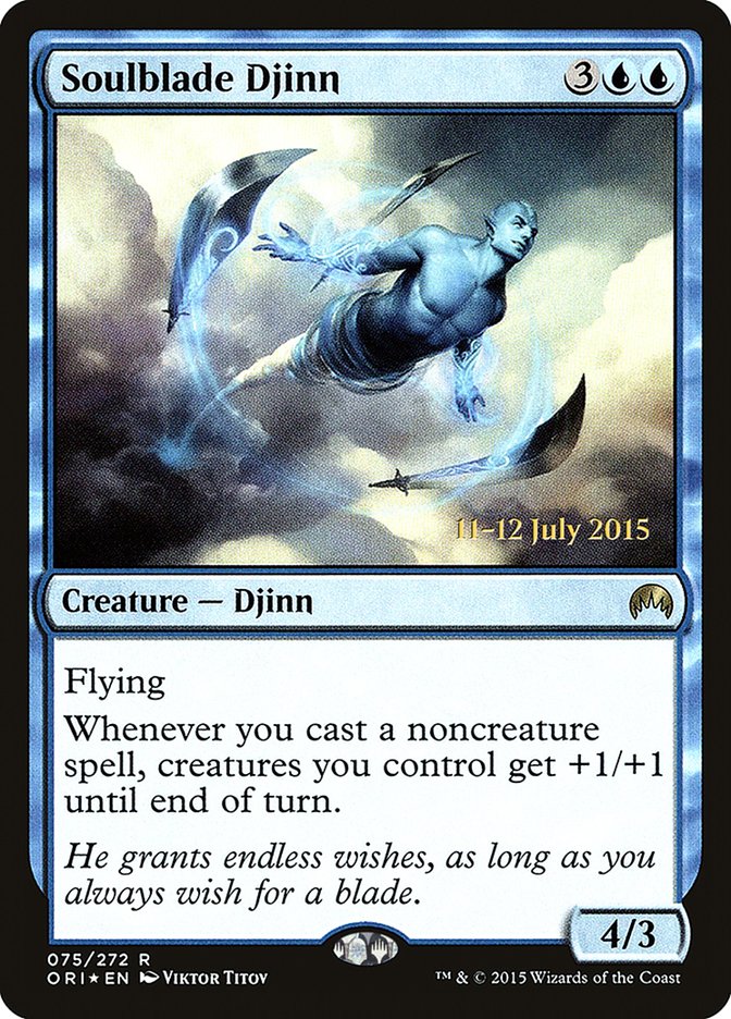 Soulblade Djinn [Magic Origins Prerelease Promos] | Good Games Morley