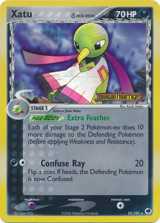 Xatu (25/101) (Delta Species) (Stamped) [EX: Dragon Frontiers] | Good Games Morley