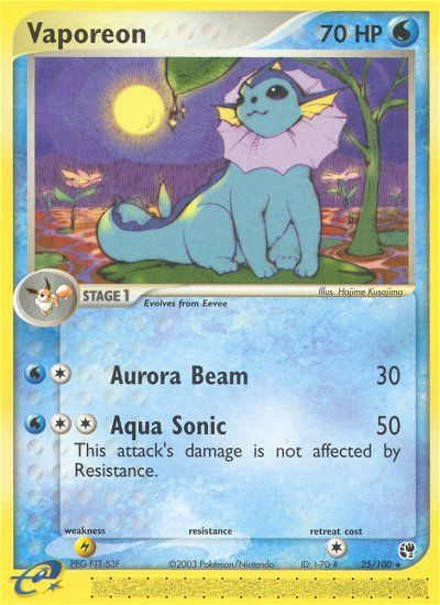 Vaporeon (25/100) [EX: Sandstorm] | Good Games Morley