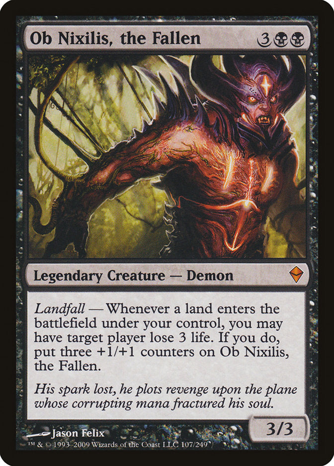 Ob Nixilis, the Fallen [Zendikar] | Good Games Morley