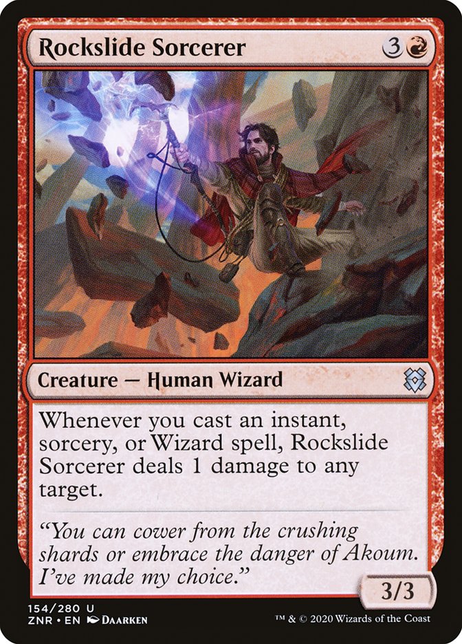 Rockslide Sorcerer [Zendikar Rising] | Good Games Morley