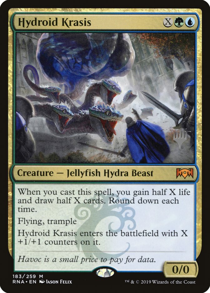 Hydroid Krasis (Promo Pack) [Ravnica Allegiance Promos] | Good Games Morley