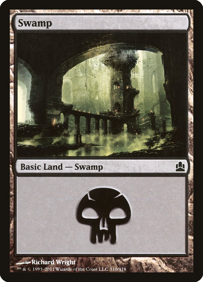 Swamp (310) [Commander 2011] | Good Games Morley