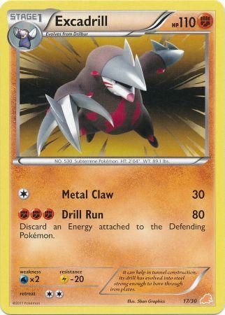 Excadrill (17/30) [Black & White: Trainer Kit - Excadrill] | Good Games Morley