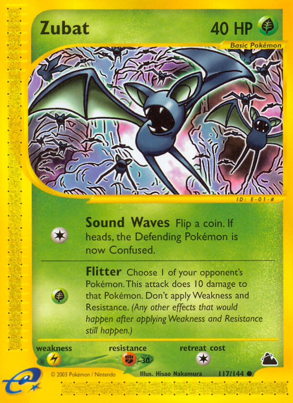 Zubat (117/144) [Skyridge] | Good Games Morley