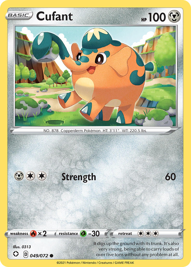 Cufant (049/072) [Sword & Shield: Shining Fates] | Good Games Morley