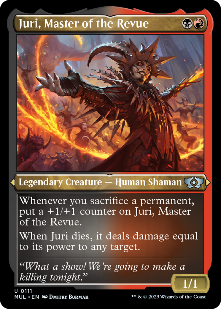 Juri, Master of the Revue (Foil Etched) [Multiverse Legends] | Good Games Morley