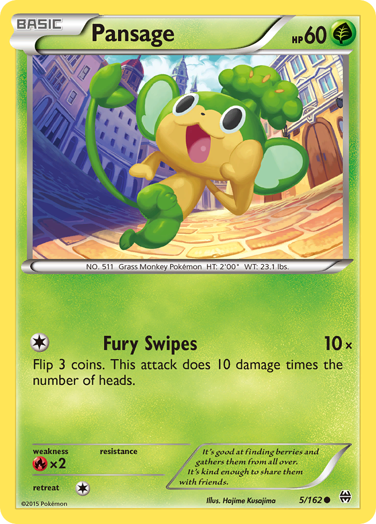 Pansage (5/162) [XY: BREAKthrough] | Good Games Morley
