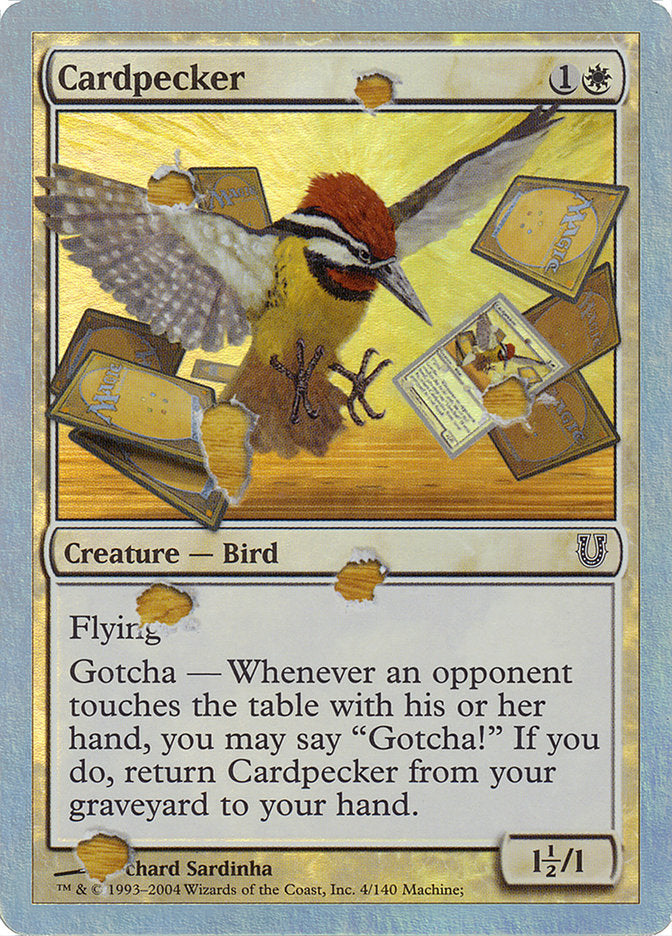 Cardpecker (Alternate Foil) [Unhinged] | Good Games Morley