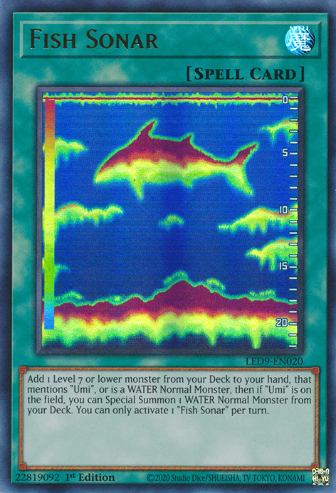 Fish Sonar [LED9-EN020] Ultra Rare | Good Games Morley