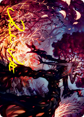 Splendid Reclamation Art Card (Gold-Stamped Signature) [Innistrad: Crimson Vow Art Series] | Good Games Morley