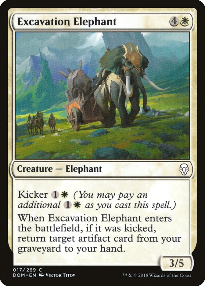 Excavation Elephant [Dominaria] | Good Games Morley