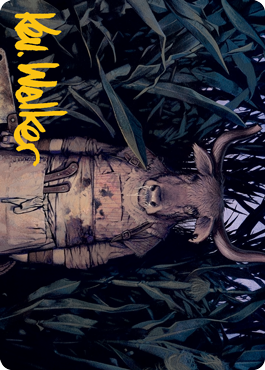 Fleshtaker Art Card (Gold-Stamped Signature) [Innistrad: Midnight Hunt Art Series] | Good Games Morley