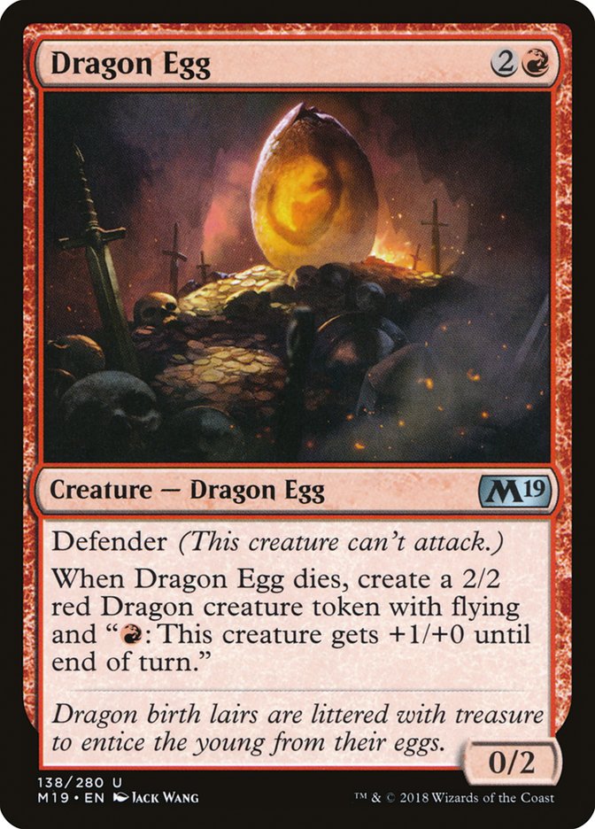 Dragon Egg [Core Set 2019] | Good Games Morley