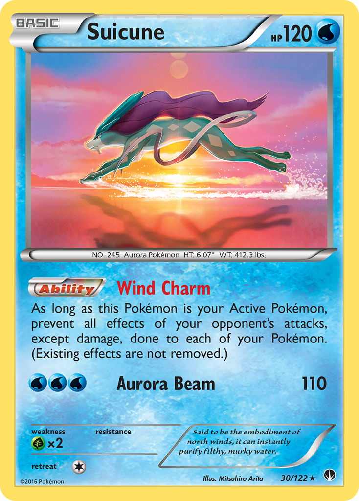 Suicune (30/122) [XY: BREAKpoint] | Good Games Morley