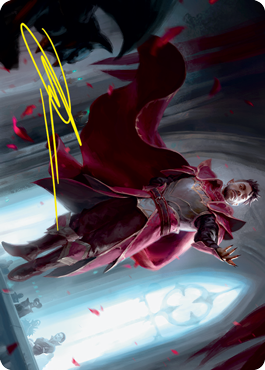 Markov Waltzer Art Card (Gold-Stamped Signature) [Innistrad: Crimson Vow Art Series] | Good Games Morley